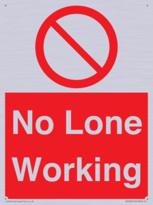 No Lone Working